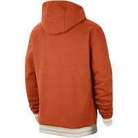 Sweat à capuche Retro en molleton Nike Clemson Tigers Campus pour homme, orange