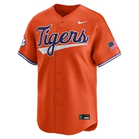 Maillot de baseball Nike Orange Clemson Tigers College Limited pour homme