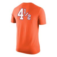 Men's Nike Orange Clemson Tigers Disney+ #4½ Player T-Shirt