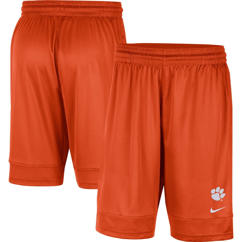 Men's Nike Orange Clemson Tigers Fast Break Team Performance Shorts