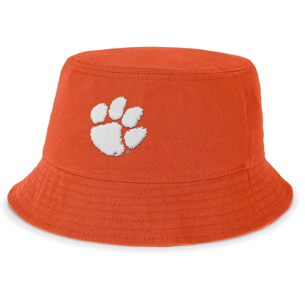 Chapeau bob Local Apex Nike Clemson Tigers orange pour homme