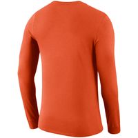 Men's Nike Orange Clemson Tigers Local Mantra Performance Long Sleeve T-Shirt