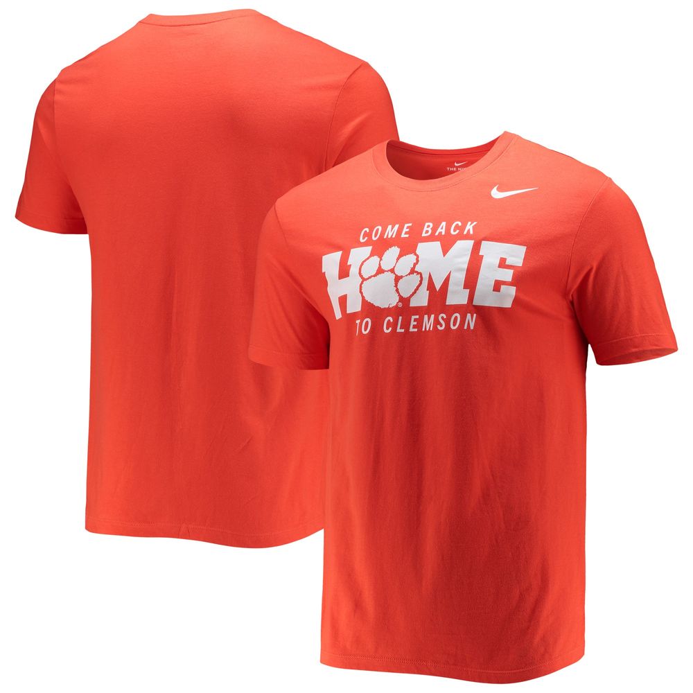 Men's Nike Orange Clemson Tigers Logo Mantra T-Shirt