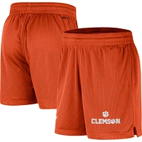 Short de performance en maille Nike Clemson Tigers orange pour homme