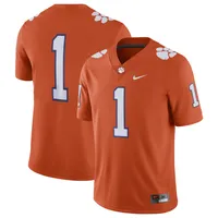 Men's Nike Orange Clemson Tigers #1 Home Game Jersey