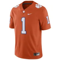 Men's Nike Orange Clemson Tigers #1 Home Game Jersey