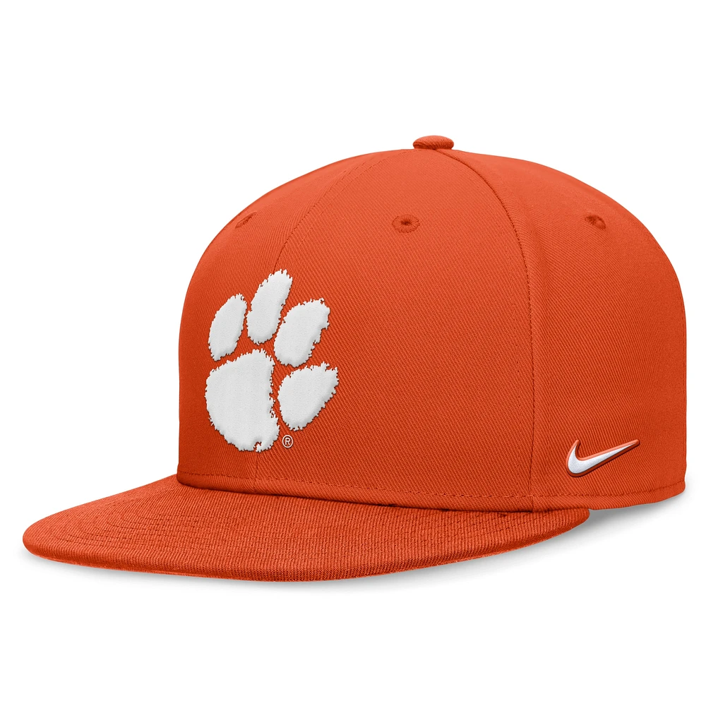 Casquette ajustée Nike Clemson Tigers On-Field Pro pour homme, orange