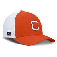 Casquette Nike Orange Clemson Tigers On-Field Rise Futura Performance Flex pour homme