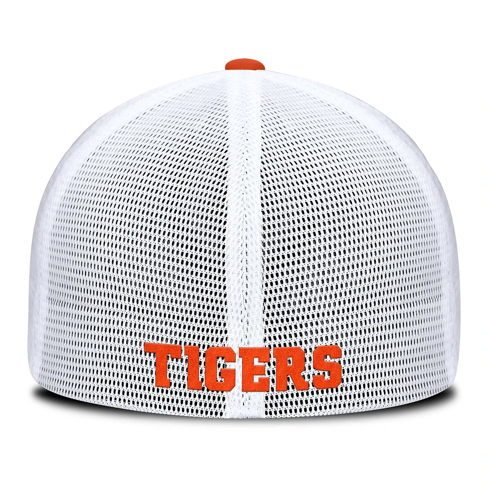 Casquette Nike Orange Clemson Tigers On-Field Rise Futura Performance Flex pour homme