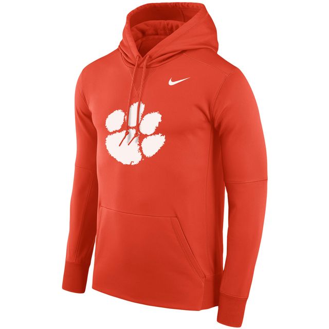 Sweat à capuche Performance Clemson Tigers Nike orange pour homme