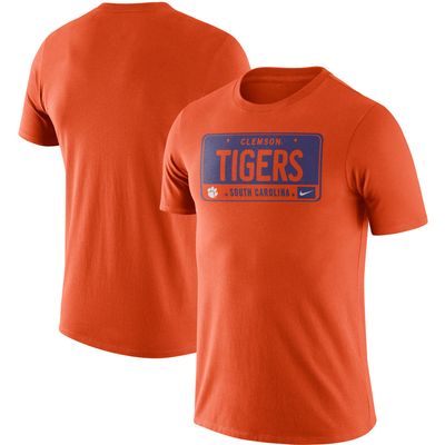 Men's Nike Orange Clemson Tigers Plate T-Shirt