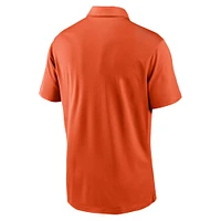 Men's Nike Orange Clemson Tigers Primetime Franchise Performance Polo