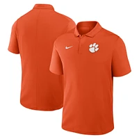 Men's Nike Orange Clemson Tigers Primetime Victory Primary Logo Performance Polo