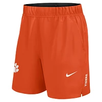 Short Nike orange Clemson Tigers Primetime Woven Victory Performance pour homme
