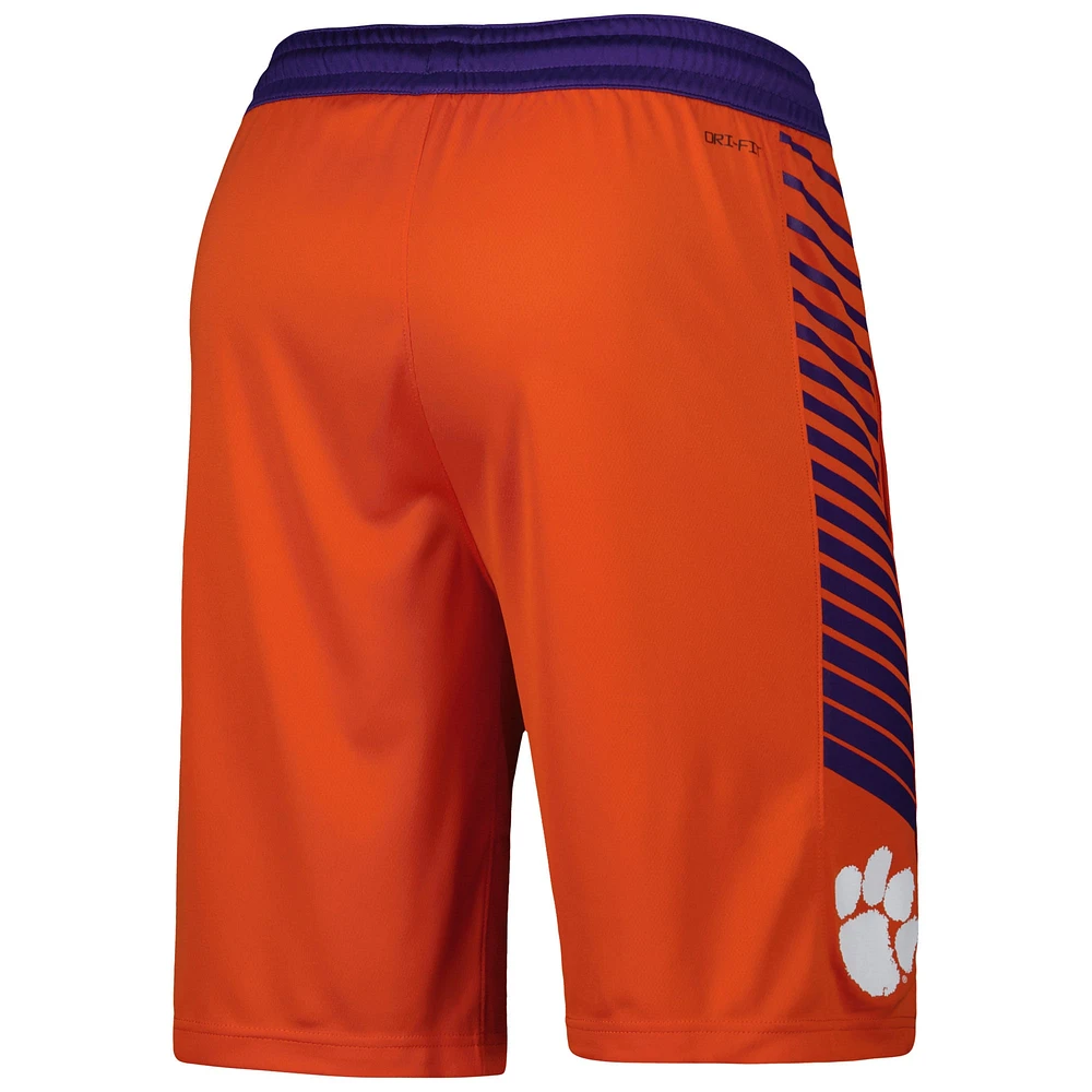 Men's Nike Orange Clemson Tigers Replica Team Basketball Shorts