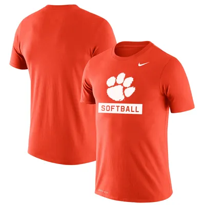 Clemson Tigers Nike Softball Drop Legend Performance T-Shirt - Orange