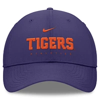 Casquette ajustable Nike Purple Clemson Tigers 2024/25 On-Field Club Performance pour homme