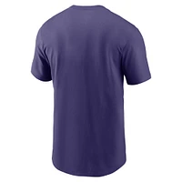 Men's Nike Purple Clemson Tigers Campus Local T-Shirt