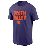 T-shirt Nike violet Clemson Tigers Local Ultimate Chant pour homme