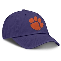 Casquette ajustable Nike Primetime Club violette pour homme des Clemson Tigers