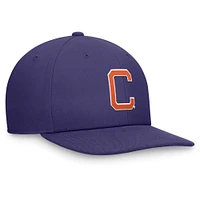 Casquette Snapback Primetime Pro violette Nike pour homme des Clemson Tigers