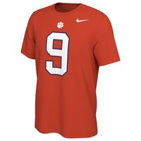 Men's Nike Travis Etienne Orange Clemson Tigers Alumni Name & Number T-Shirt