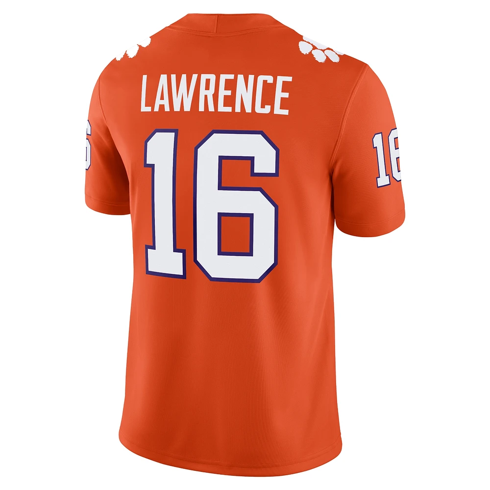 Men's Nike Trevor Lawrence Orange Clemson Tigers Alumni Game Jersey