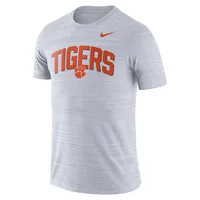 T-shirt blanc pour homme Nike Clemson Tigers 2022 Game Day Sideline Velocity