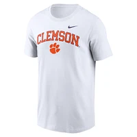 Men's Nike White Clemson Tigers Blitz 2-Hit T-Shirt