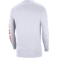 Men's Nike White Clemson Tigers Heritage Max 90 Long Sleeve T-Shirt