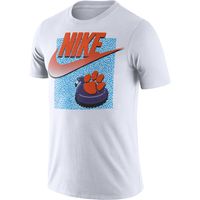 Men's Nike White Clemson Tigers Swoosh Spring Break T-Shirt