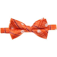 Men's Orange Clemson Tigers Oxford Bow Tie