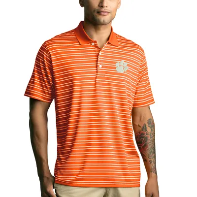 Clemson Tigers Tour Stripe Polo - Orange