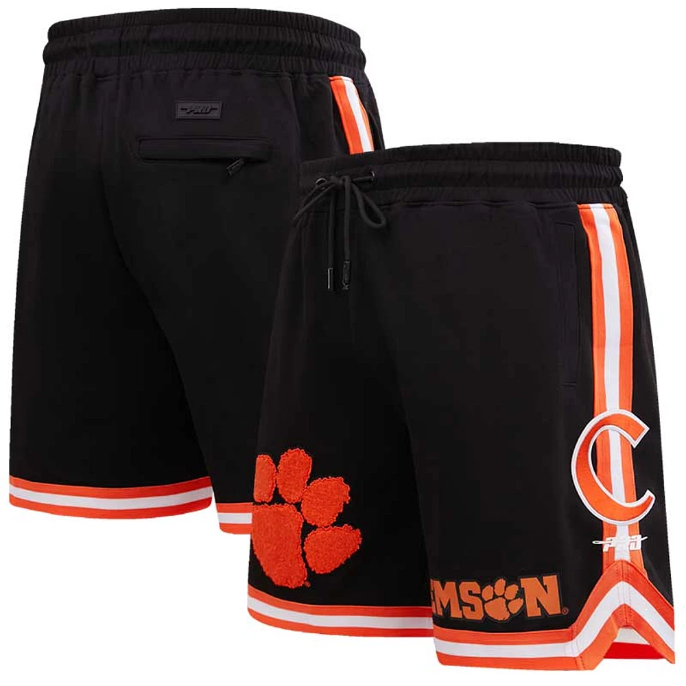 Men's Pro Standard Black Clemson Tigers Classic Shorts