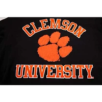 Men's Pro Standard Black Clemson Tigers Classic Stacked Logo Pullover Hoodie