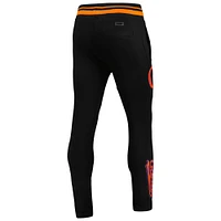 Men's Pro Standard Black Clemson Tigers Script Tail Fleece Sweatpants