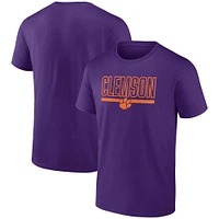 T-shirt violet de l'équipe Big & Tall des Clemson Tigers pour hommes