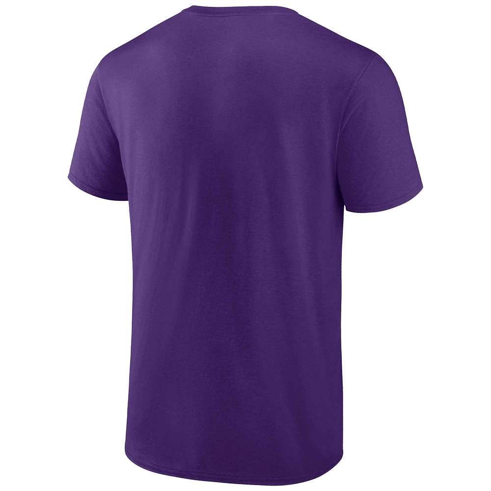 T-shirt violet de l'équipe Big & Tall des Clemson Tigers pour hommes