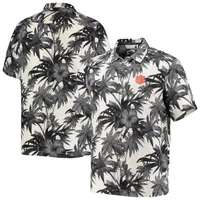 Lids Detroit Tigers Tommy Bahama Sport Harbor Island Hibiscus Short Sleeve  Button-Up Shirt - Navy