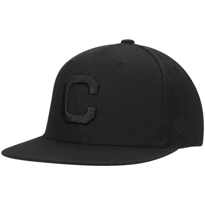 Clemson Tigers Top of the World Black On Fitted Hat