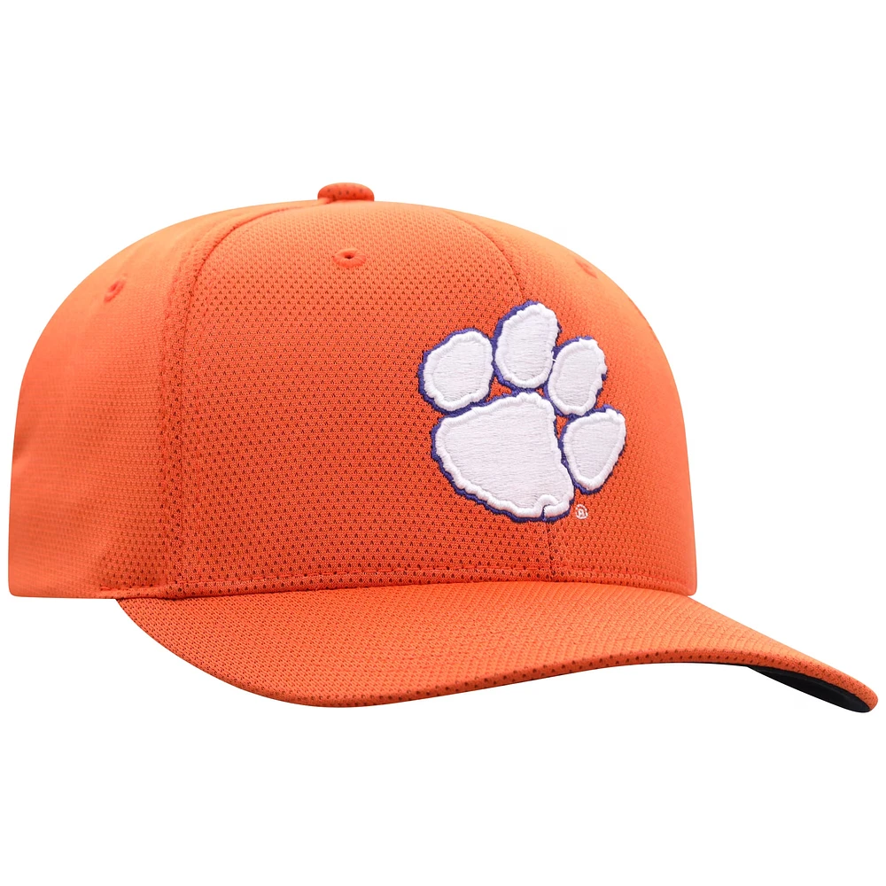 Casquette Flex Fit Reflex 2.0 Orange Clemson Tigers Top of the World pour homme