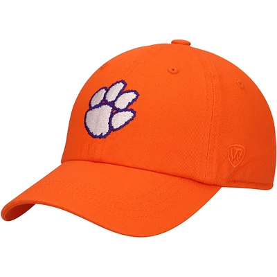 Men's Top of the World  Orange Clemson Tigers Champ Washed Adjustable Hat