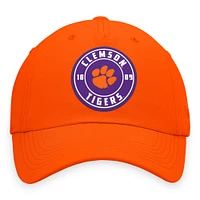 Casquette réglable pour homme Top of the World Orange Clemson Tigers Region