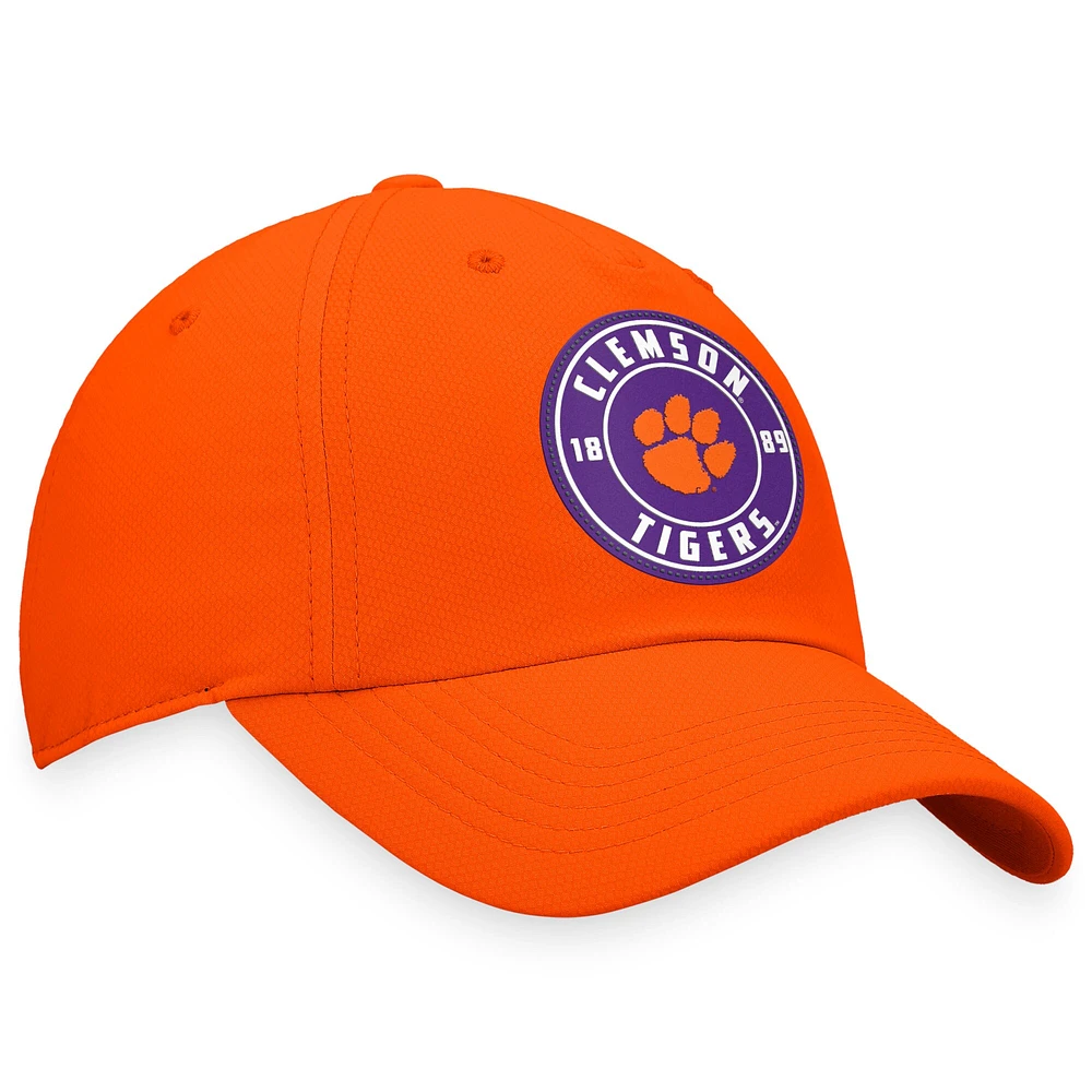 Casquette réglable pour homme Top of the World Orange Clemson Tigers Region