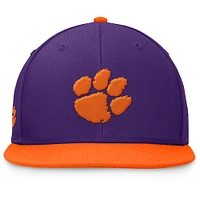 Men's Top of the World Purple/Orange Clemson Tigers Rally Two-Tone Fitted Hat