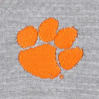 Men's Vineyard Vines Gray Clemson Tigers Sankaty Quarter-Zip Sweatshirt