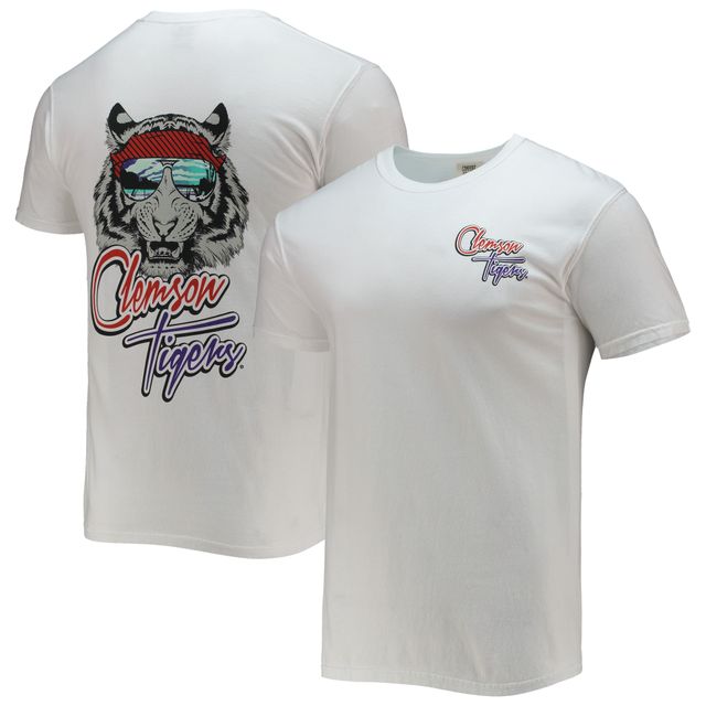 T-shirt bandana mascotte Clemson Tigers homme blanc