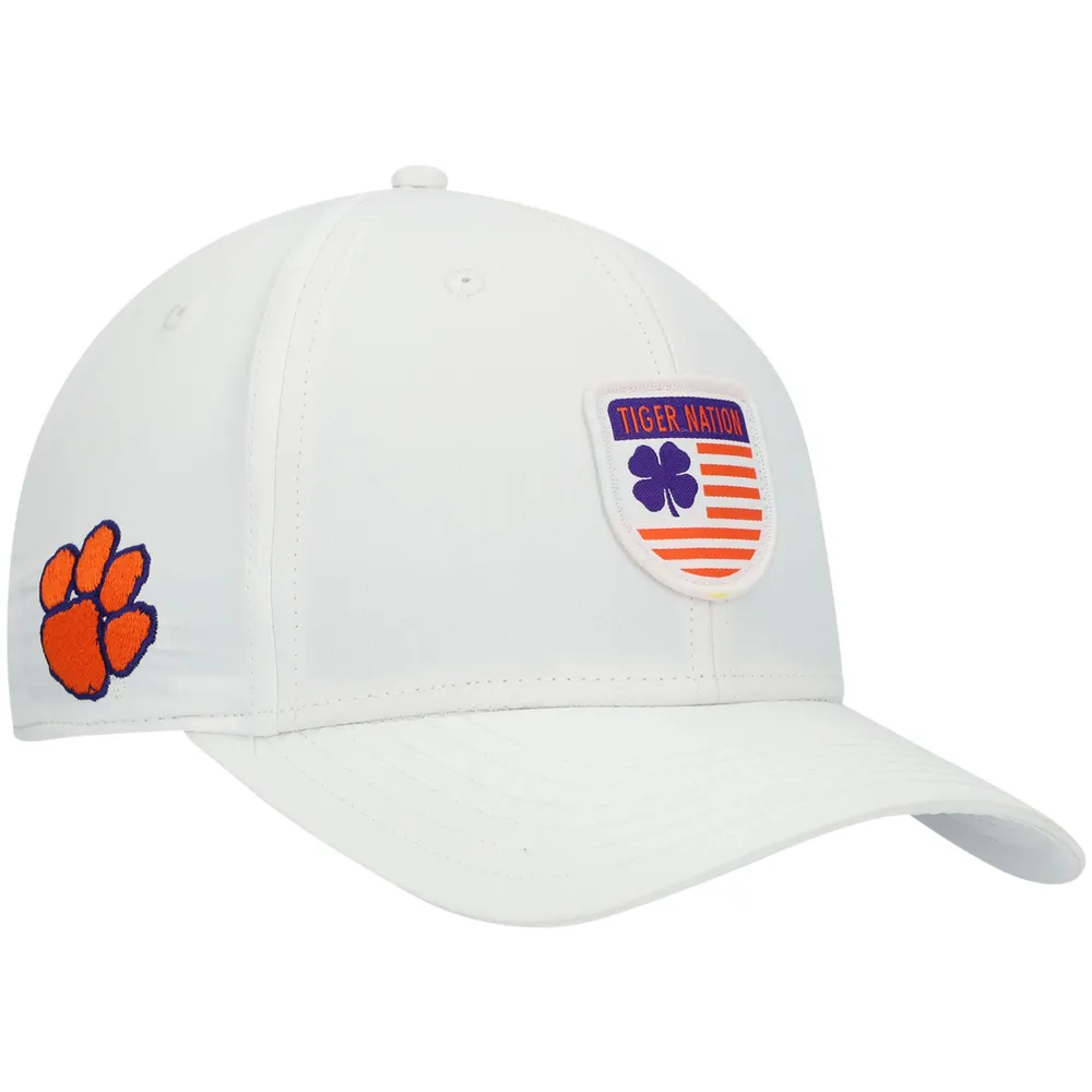 Men's Columbia White LSU Tigers PFG Snapback Hat