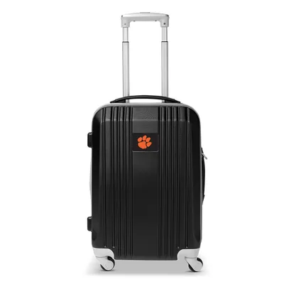 Clemson Tigers MOJO 21" Hardcase Two-Tone Spinner Carry-On - Black