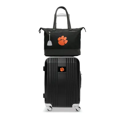 Clemson Tigers MOJO Premium Laptop Tote Bag and Luggage Set